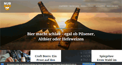 Desktop Screenshot of nurbier.de